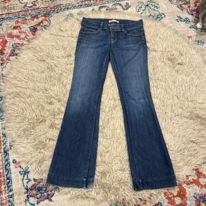 Women’s Blue Flared Jeans